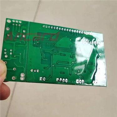 UV/moisture dual curing silicone three proof adhesive